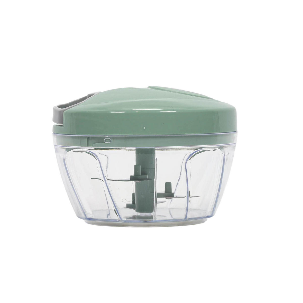 GEMÜSE- UND OBSTSCHNEIDEMASCHINE manuell 13/9 cm - Grün, Kunststoff - Excellent Houseware