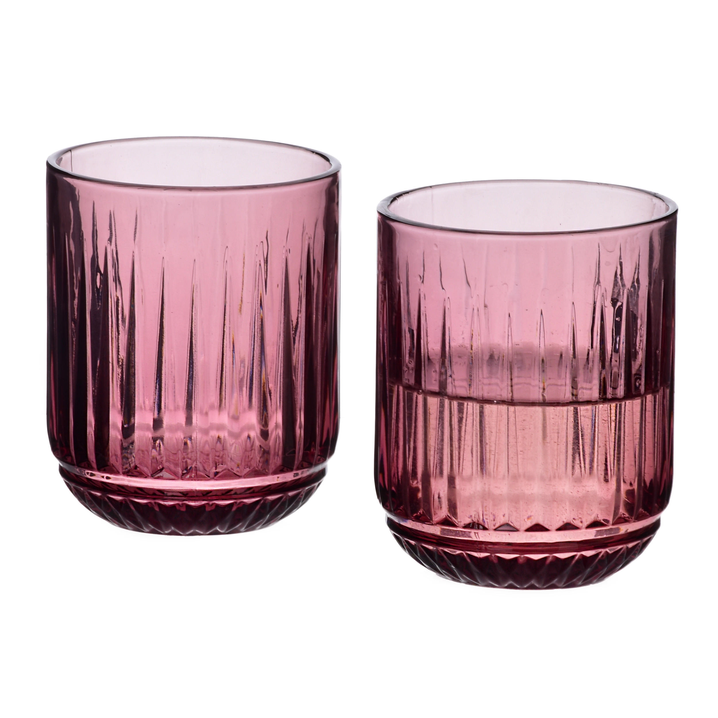 GLÄSER Elise 4er Set rosa 7.5/7.5/9 cm Glas - Rosa, Glas - Mondex