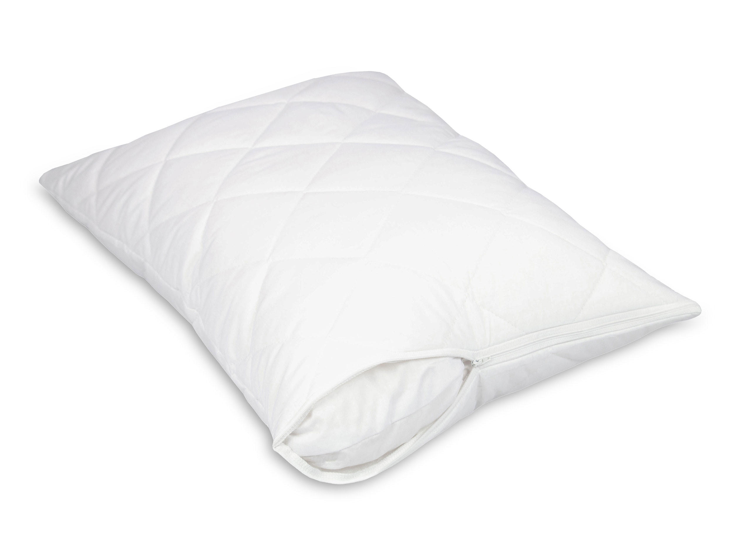 KISSENBEZUG, 50x80 cm, 50% Polyester, 50% Baumwolle, Weiß - Weiß, Textil (50/80cm) - Zollner