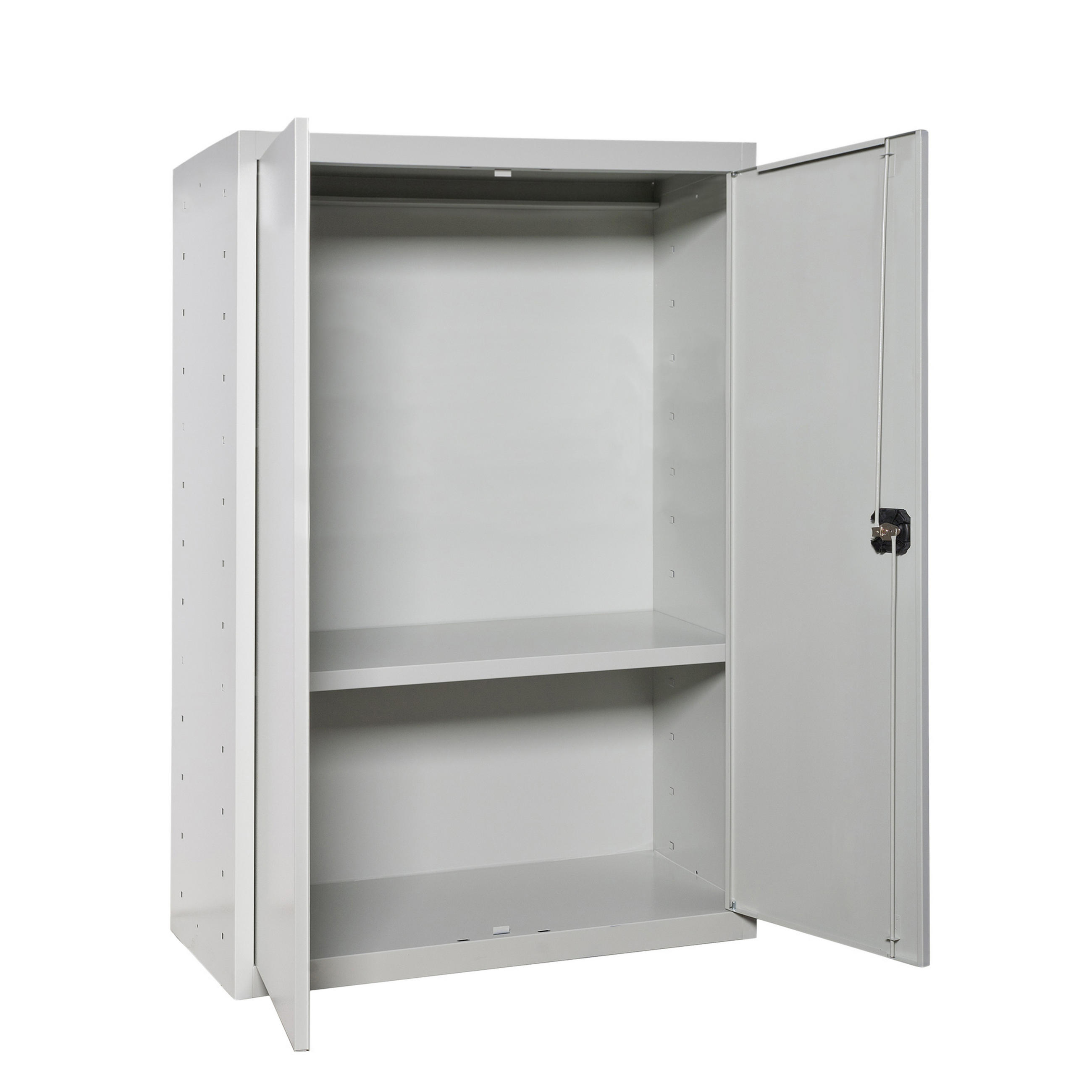 Proregal Stahlschrank Grau 80x90x40 cm