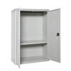 STAHLSCHRANK Amego HxBxT 90x80x40 cm 1x Fachboden Grau-Grau - Grau, Metall (80/90/40cm) - PROREGAL