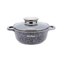 TOPF Grau 20/20/9.5 cm KB7520 - Grau, Metall (20cm) - Klausberg 