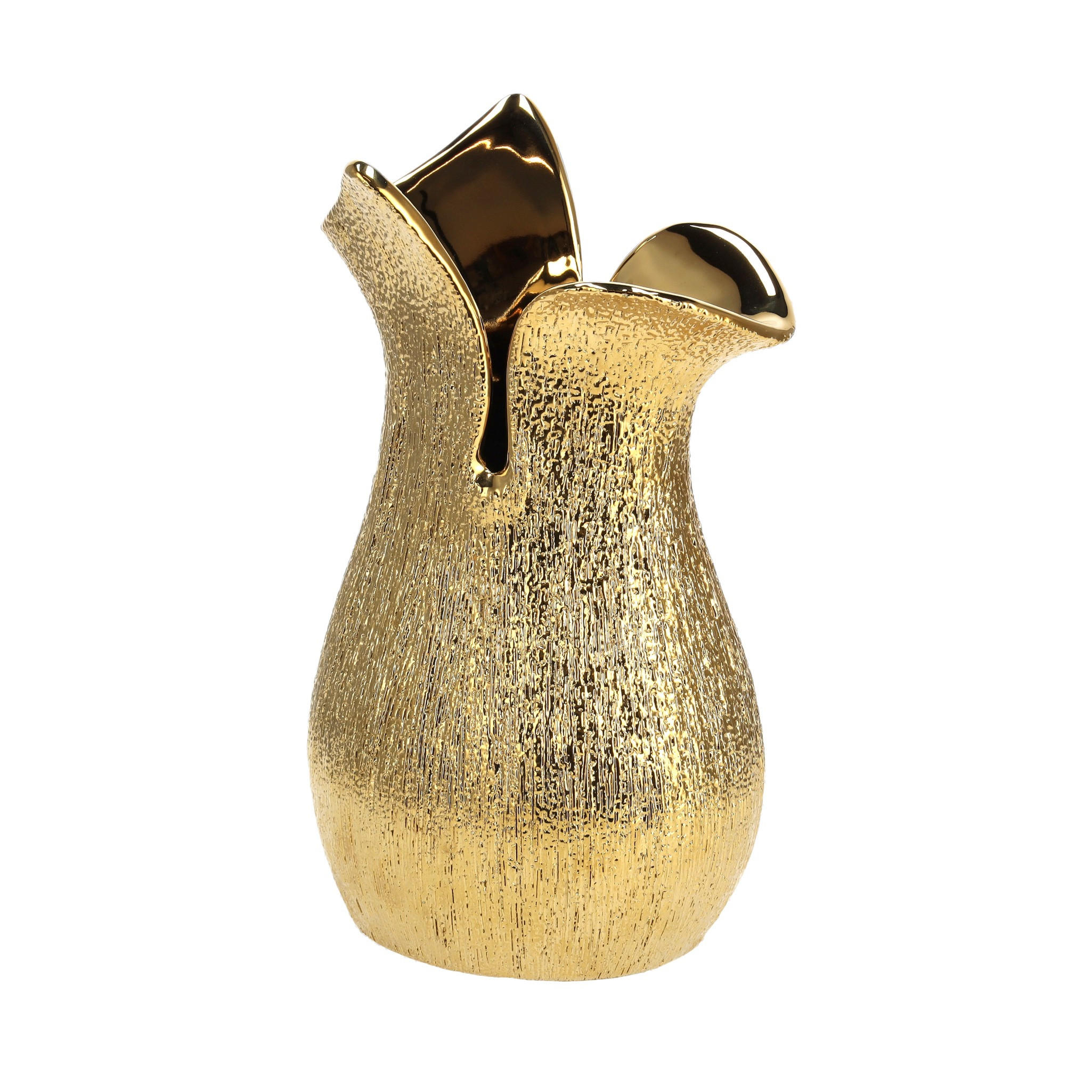 VASE Smart - Goldfarben, Stein (28cm) - home&you