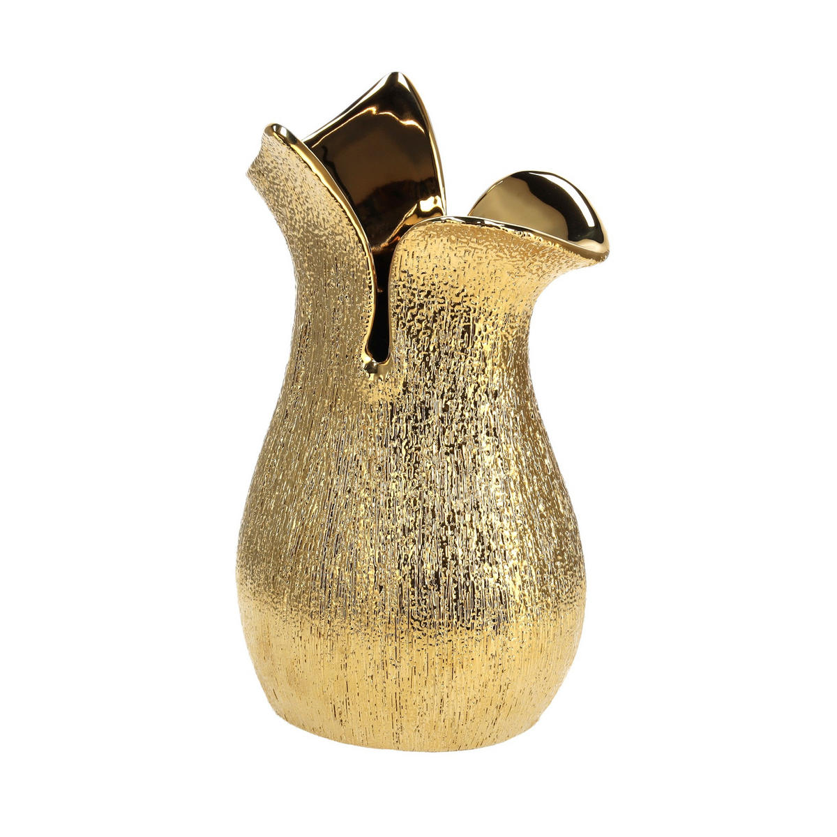 VASE Smart - Goldfarben, Stein (28cm) - home&you