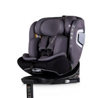 KINDERSITZ Clima Air i-Size (40-150 cm) Isofix Lüftungs-Heizfunktion - Schwarz, Kunststoff (44/58/54cm) - Chipolino