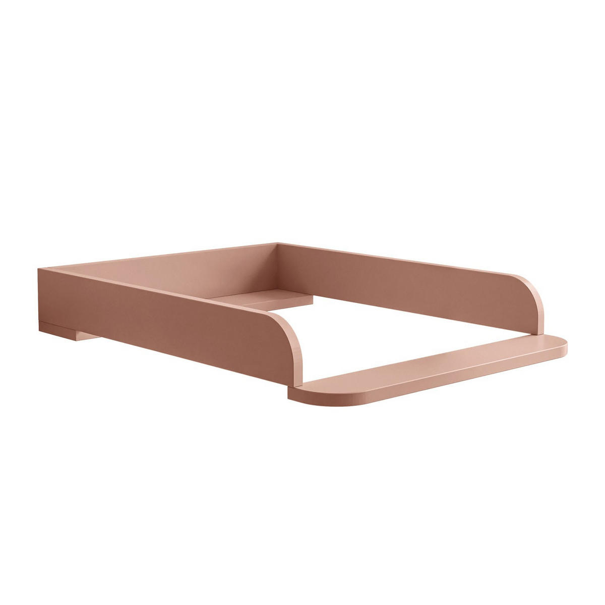 BABUSHKA Kommode mit Schubladen, mit Wickeltisch, Natürlich Rosa - Rosa, Holzwerkstoff (84/91/50cm)