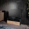 LOWBOARD Diego Anthrazit 95 x 38 cm - Anthrazit, Holzwerkstoff (95/38/33.2cm) - Vicco