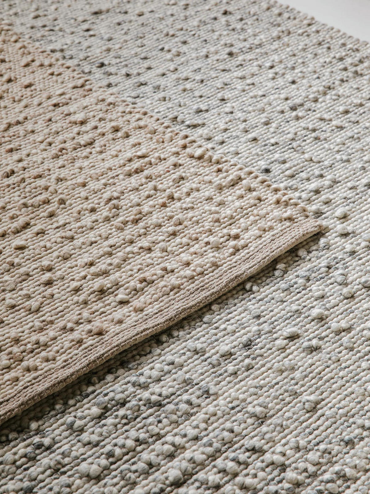 WOLLTEPPICH Lana Beige 70x200 cm - Beige, Textil (70/200cm) - benuta Pure