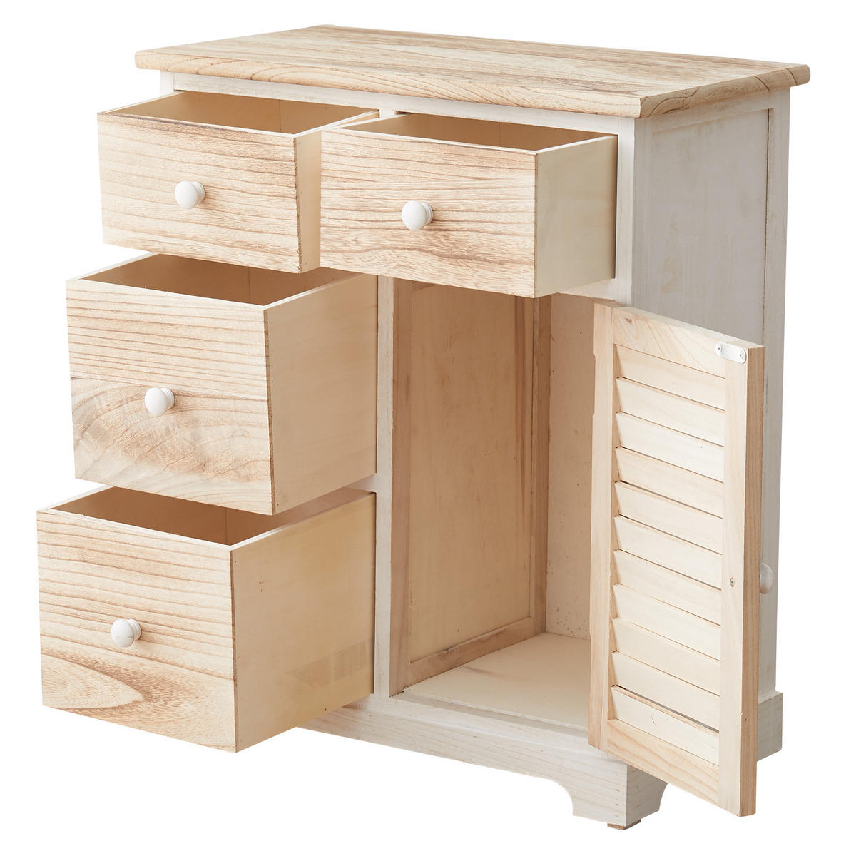 KOMMODE Braun 30/60/70 cm - Braun, Holz (30/70/60cm) - Mobili Rebecca