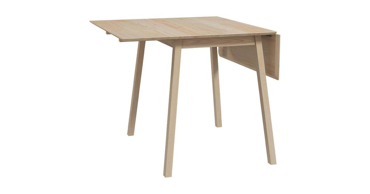 HOMCOM Esstisch klappbar Naturholz für 2-4 Personen 110 x 86 x 75 cm kaufen bei