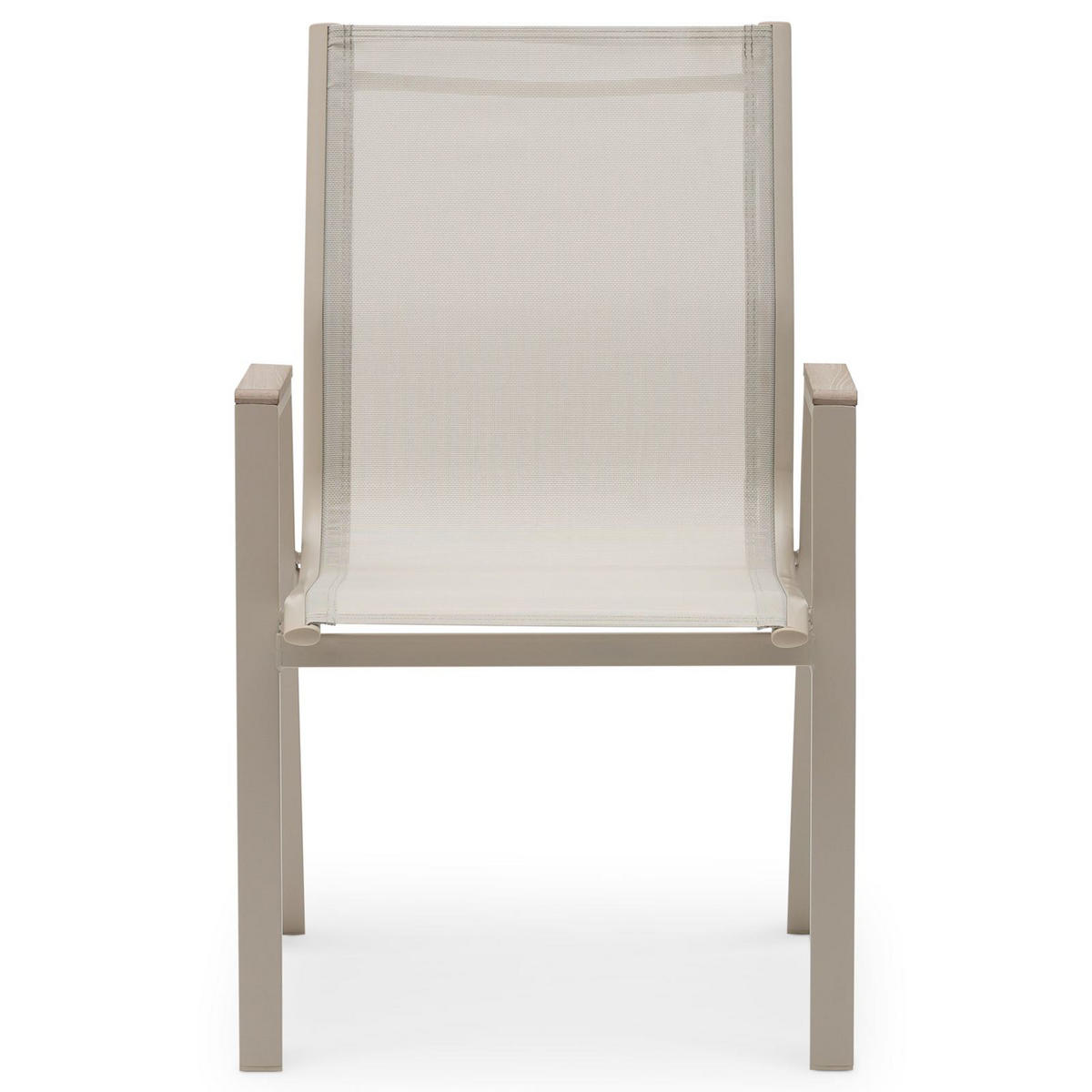 GARTENSTÜHLE MONDELLO 6er-Set hellgrau - Hellgrau, Metall (47/90/42cm) - IDIMEX