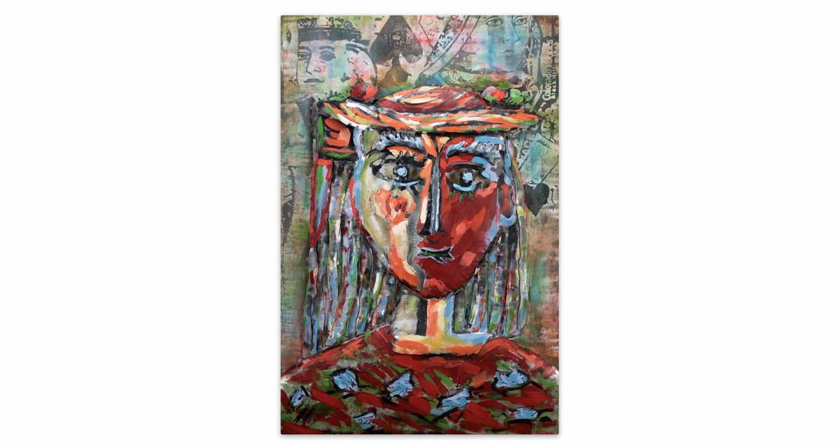 METALLBILD Grau 60/90 cm - Multicolor, Metall (60/90cm) - KUNSTLOFT