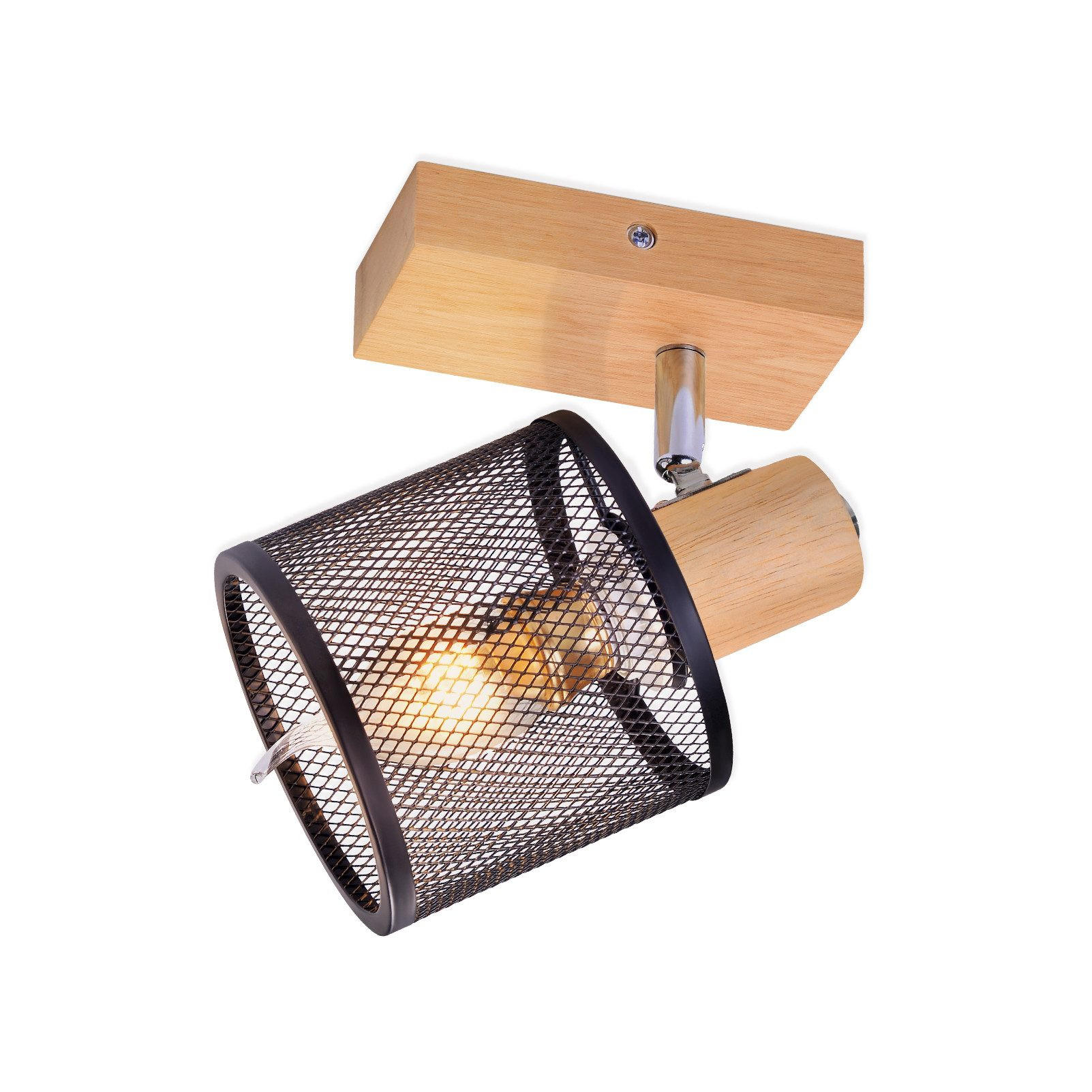 STRAHLER Dankbar 1-flammig 16/10/14 cm - Weiß, Metall (16/10/14cm) - ZMH