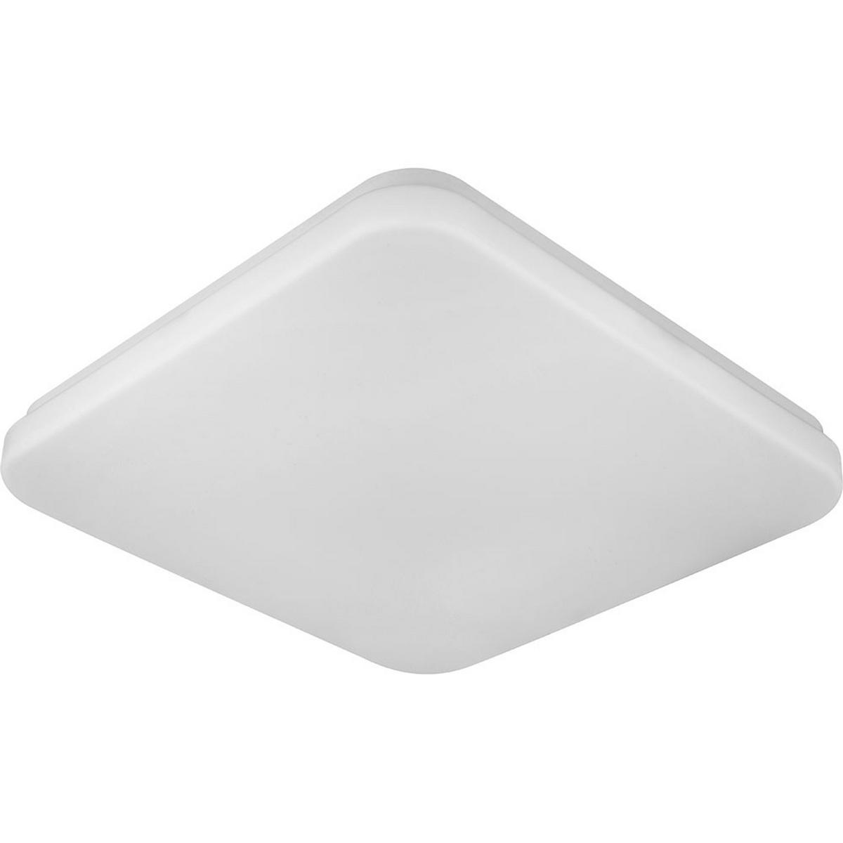 LED DECKENLEUCHTE JANA II Weiß Metall - Weiß, Metall (33.5/33.5/5cm) - Globo Lighting