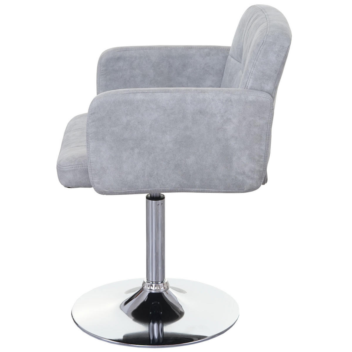 ESSZIMMERSTUHL Grau 6er-Set - Grau, Textil (60/80/55cm) - MCW