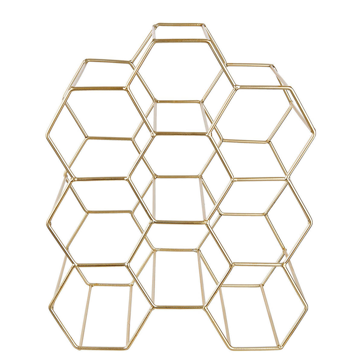 WEINREGAL Cubicle - Goldfarben, Metall (36/30/18cm) - Butlers