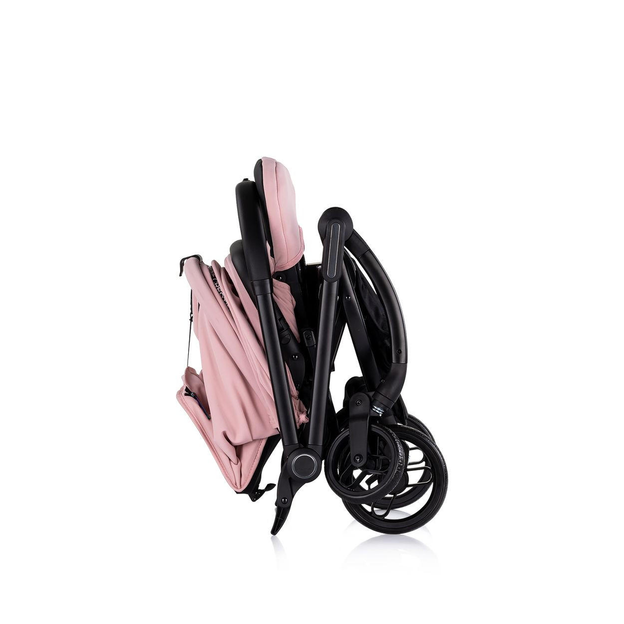KINDERWAGEN Revolut rosa Sitz 360 Grad drehbar, verstellbar, EVA-Reifen - Rosa, Metall (57/48/109cm) - Chipolino
