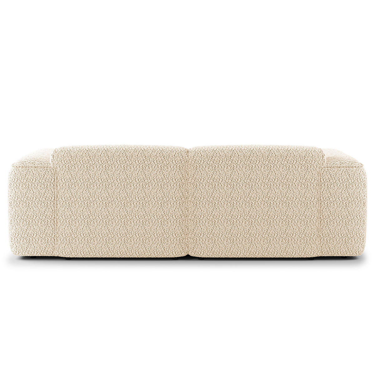 2-SITZER SOFA - Beige/Schwarz, Kunststoff/Textil (220/71/102cm) - home24