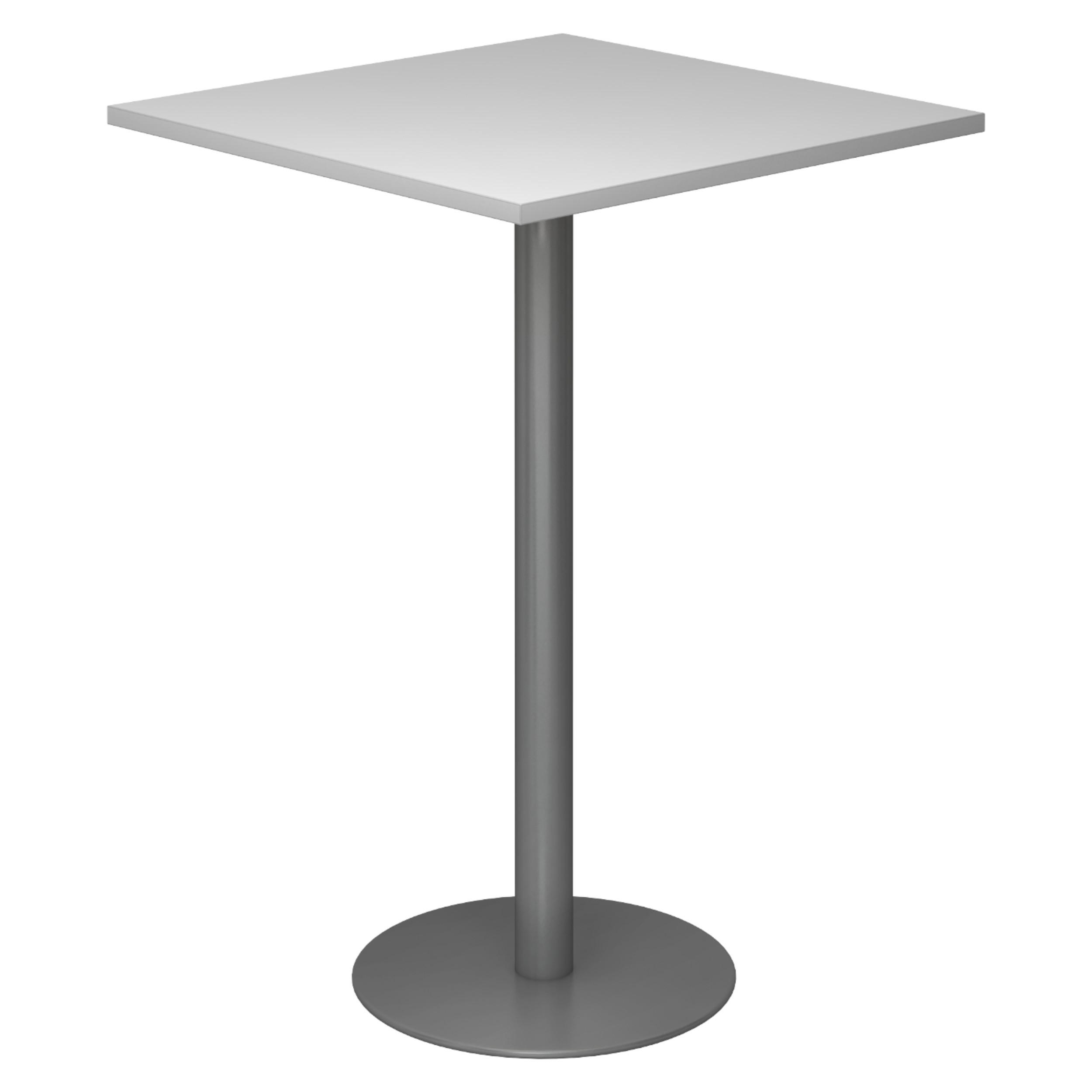 STEHTISCH eckig STH 80/80/111,6 cm in Grau/Graphitfarben - Graphitfarben/Grau, Holzwerkstoff (80/80/111.6cm) - bümö
