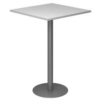 STEHTISCH eckig STH 80/80/111,6 cm in Grau/Graphitfarben - Graphitfarben/Grau, Holzwerkstoff (80/80/111.6cm) - bümö