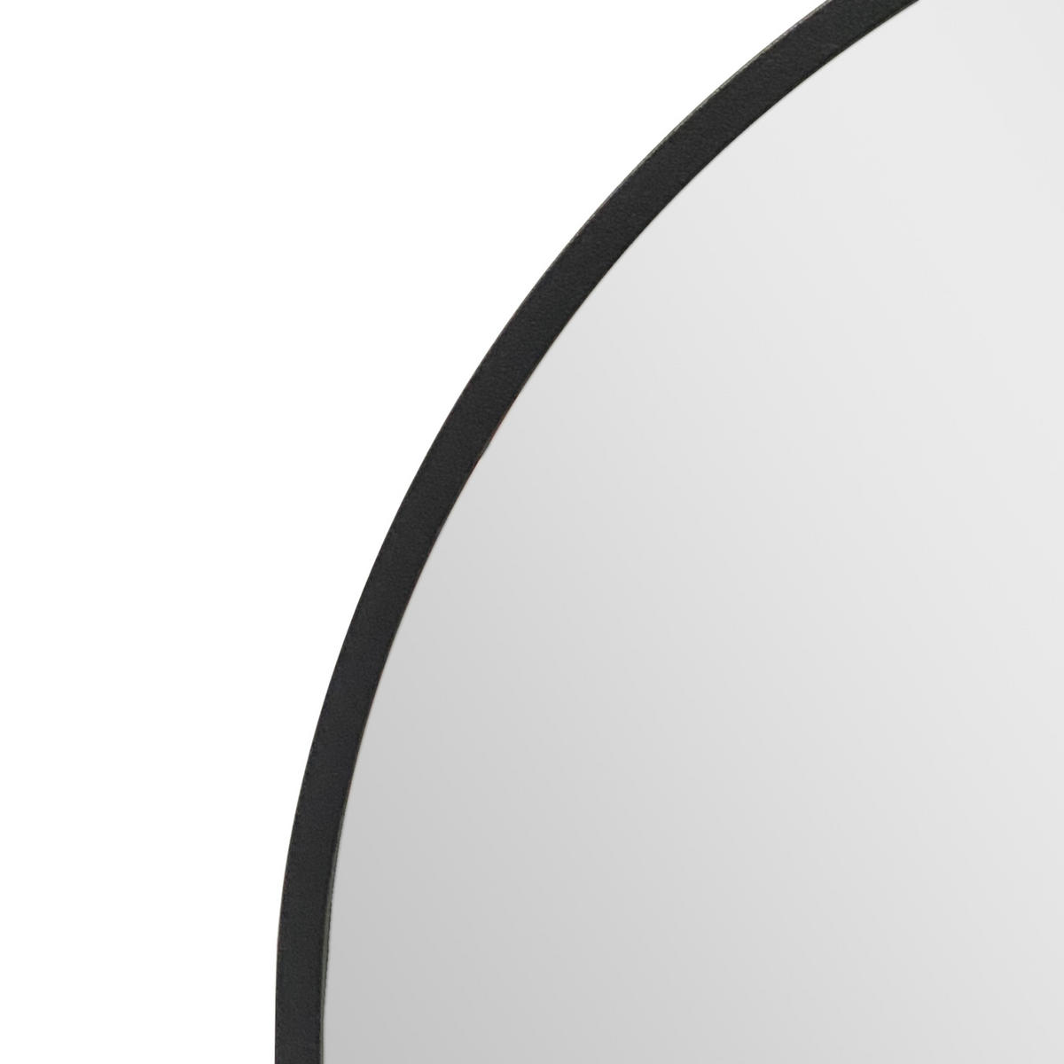 WANDSPIEGEL Corato - Schwarz, Glas/Metall (38.4/2.8/78.4cm) - [en.casa]