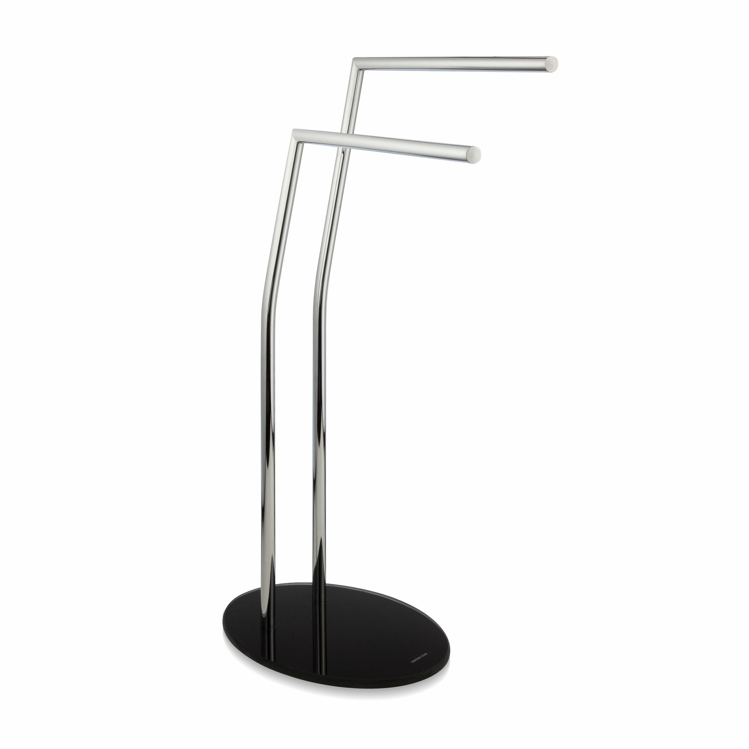 HANDTUCHHALTER STAND - Schwarz, Glas (23/82/50cm) - MÖVE