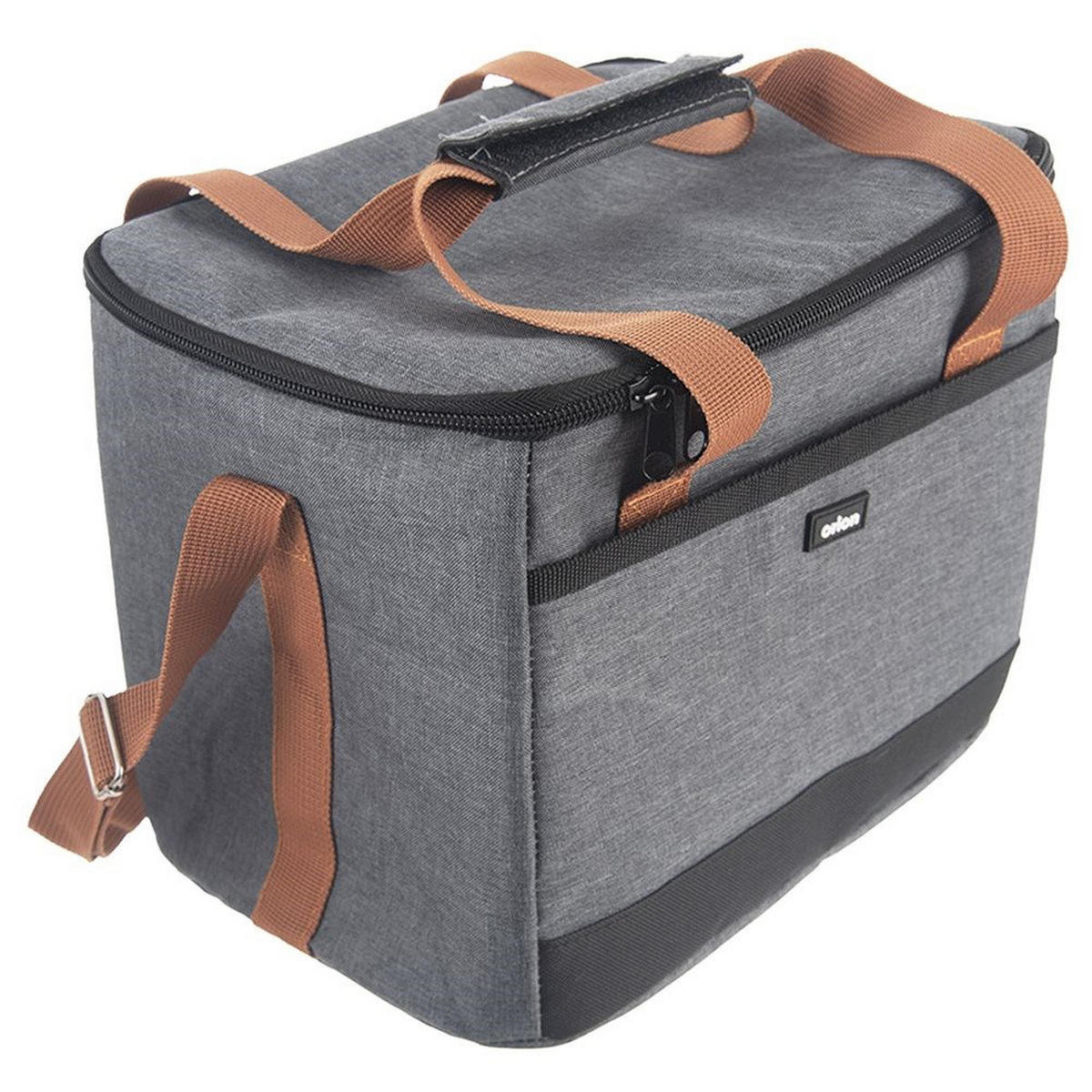 THERMOTASCHE isoliert 8 l Grau - Grau, Textil (22/23/28cm) - Orion 
