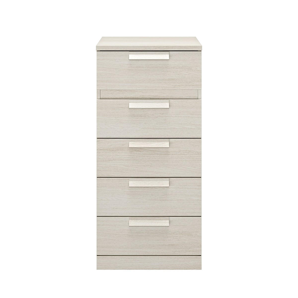 KOMMODE 5 Schubladen Cyrus - Französische Herstellung - 48/45/105 cm - Apfelbaumfarben, Holzwerkstoff (45/105/48cm) - Calicosy