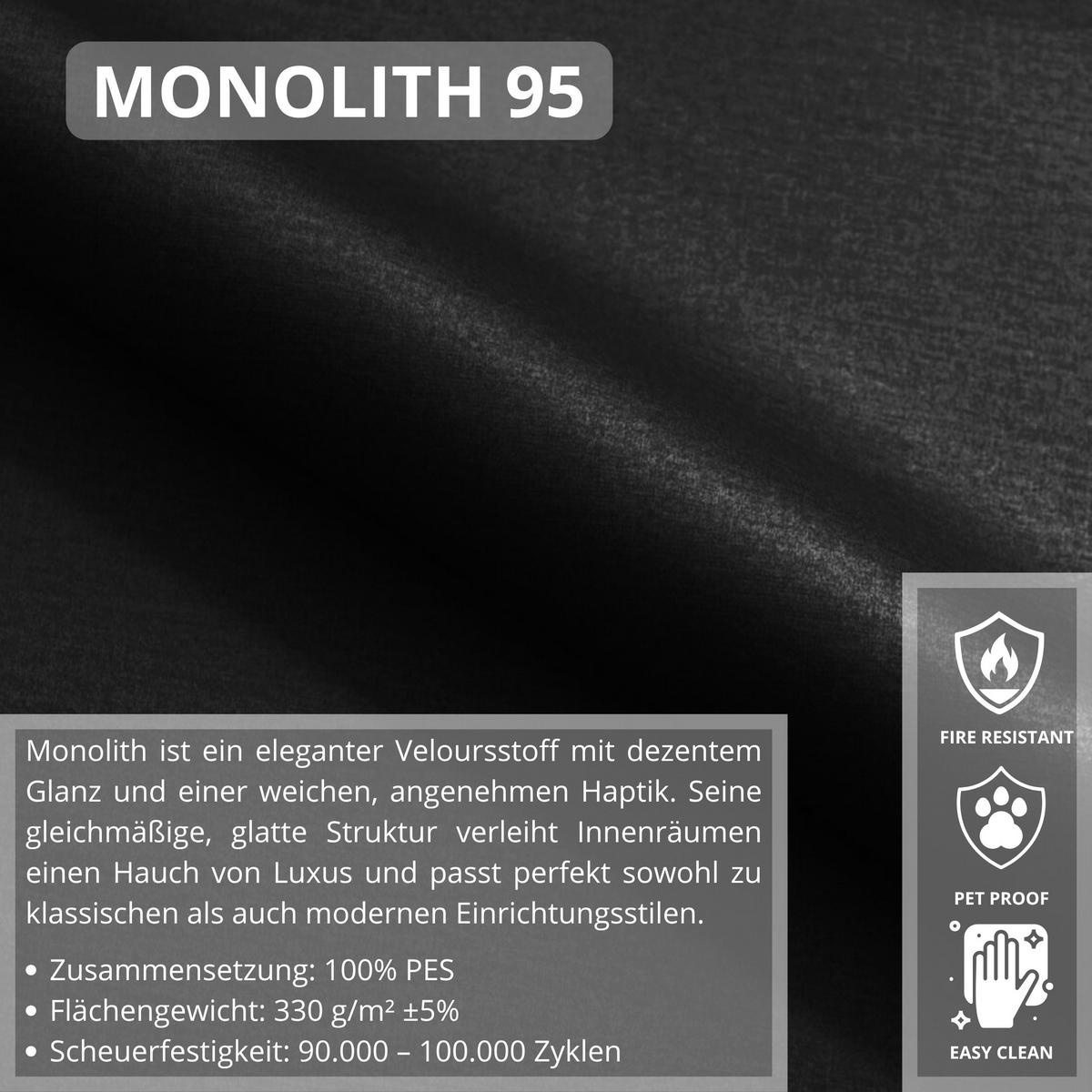 WOHNLANDSCHAFT Vild mit verstellbaren Kopfstützen, Dunkelgrau, links - Chromfarben/Dunkelgrau, Textil (350/90/205cm) - Beautysofa