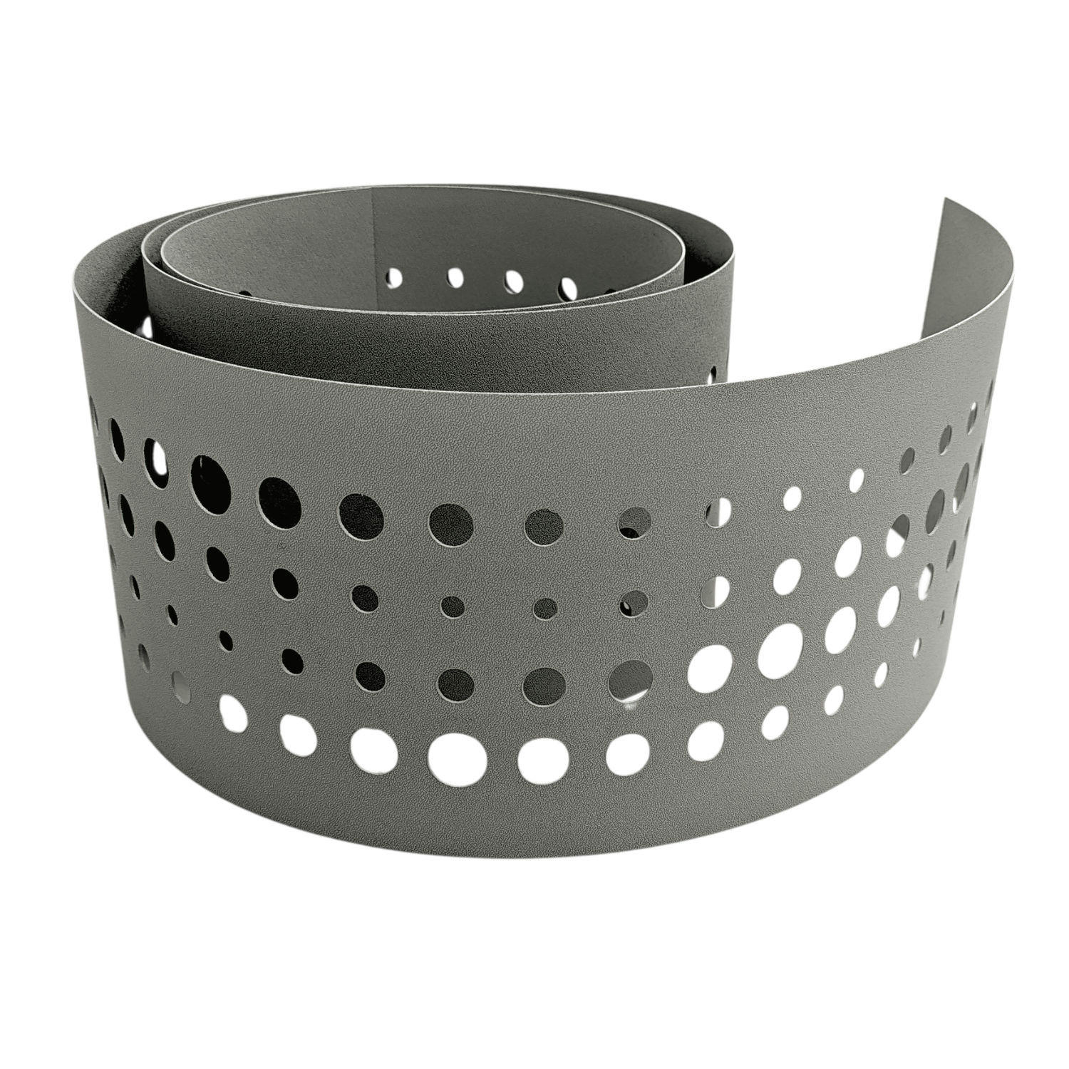 SICHTSCHUTZSTREIFEN zaun|zu PREMIUM dekor Pulse Sichtschutz Steingrau 2,55m - Graubraun, Kunststoff (255/19cm) - ZAUN|ZU