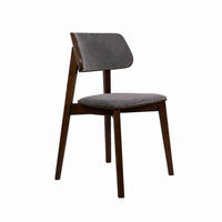 STUHL Korinn II 80 x 46 x 43 cm, grau, nuss warmia - Dunkelbraun/Grau, Metall (46/85/43cm) - Margaret Hadas24