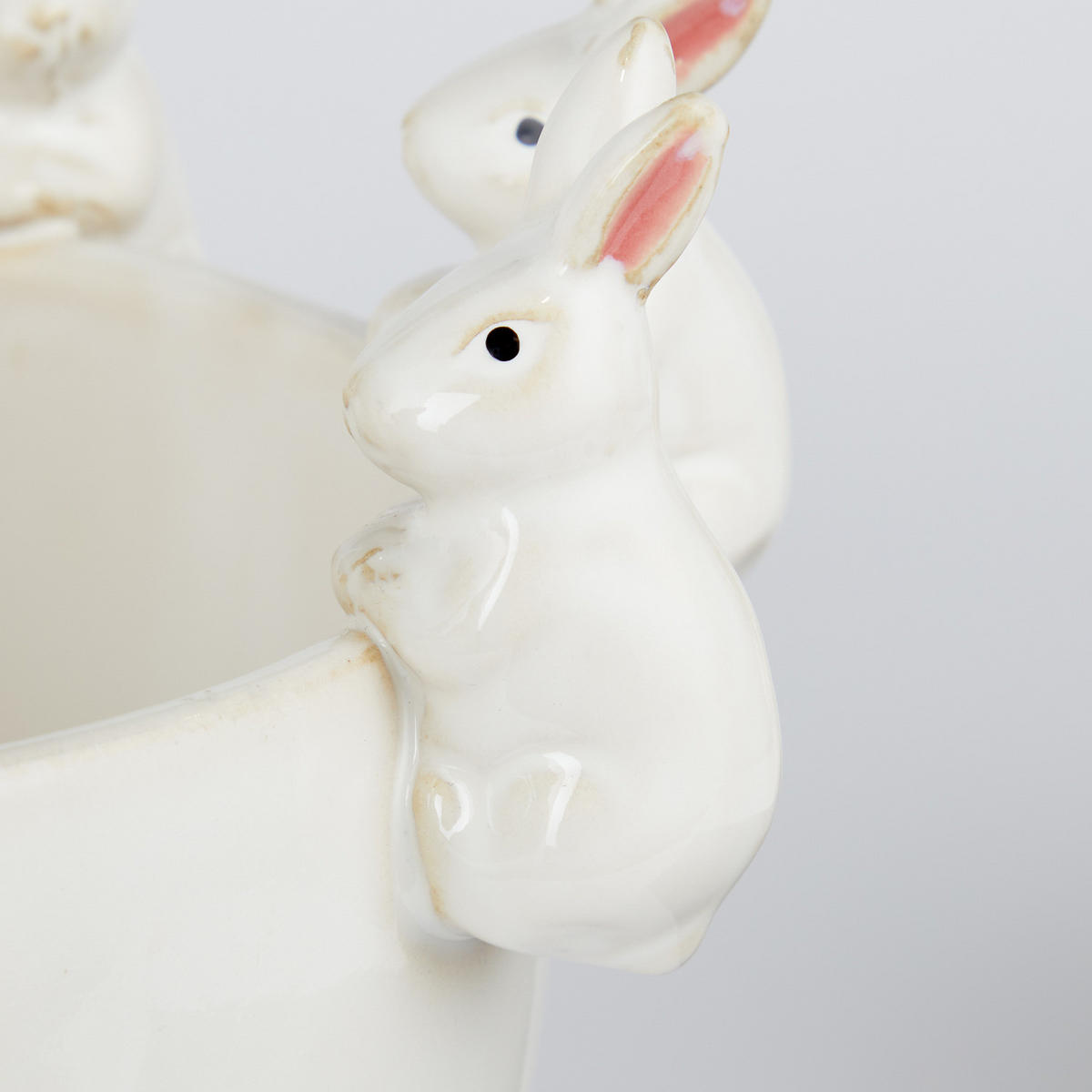 BLUMENTOPF Circle Of Friends - Weiß, Keramik (17cm) - Butlers