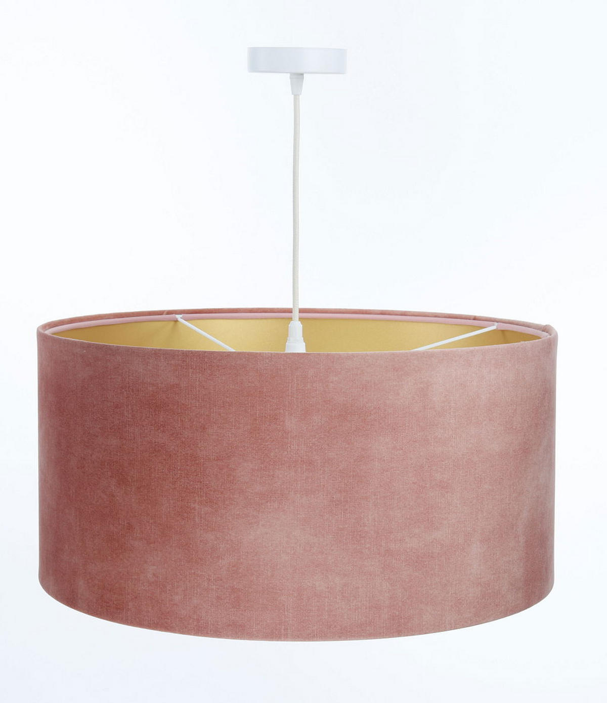 HÄNGELEUCHTE Gold 50/25 cm - Pink/Goldfarben, Kunststoff (50/0.6/25cm) - ONZENO