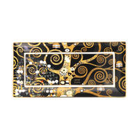 KÜNSTLERSCHALE Gustav Klimt - Der Lebensbaum, New Bone China, Bunt, 24 x 12 cm - Multicolor, Keramik (2cm) - Goebel