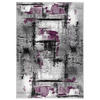 MODERN DESIGNER VELOURS TEPPICH SAMBA - Violett, Textil (120/170cm) - Pergamon