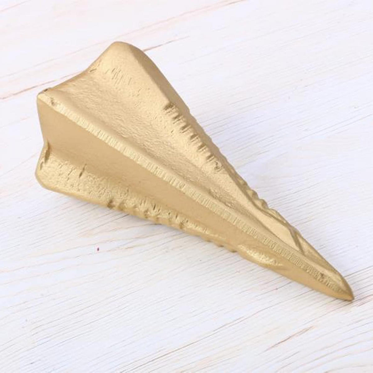 MEISSEL – diamantbeschichtet – zum Spalten von Holz – Gold, 2,3 kg - Goldfarben, Metall (9/9/16.5cm) - DCA
