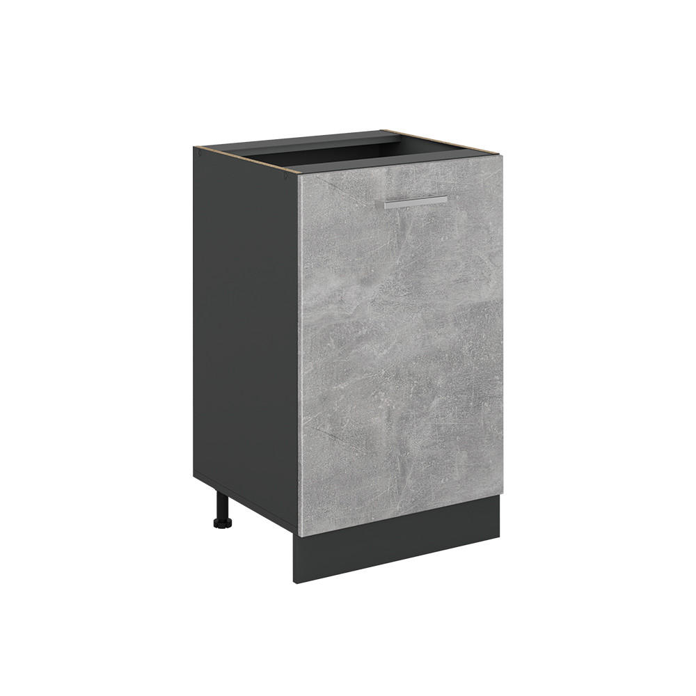 Vicco Küchenunterschrank Grau, Anthrazit 50x81.6x46 cm