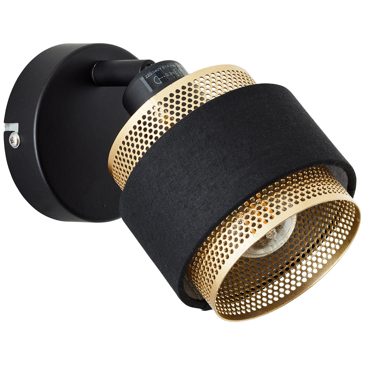 WANDSPOT Grove 99300/86 - Schwarz, Holz (10/14.7/14.4cm) - Brilliant