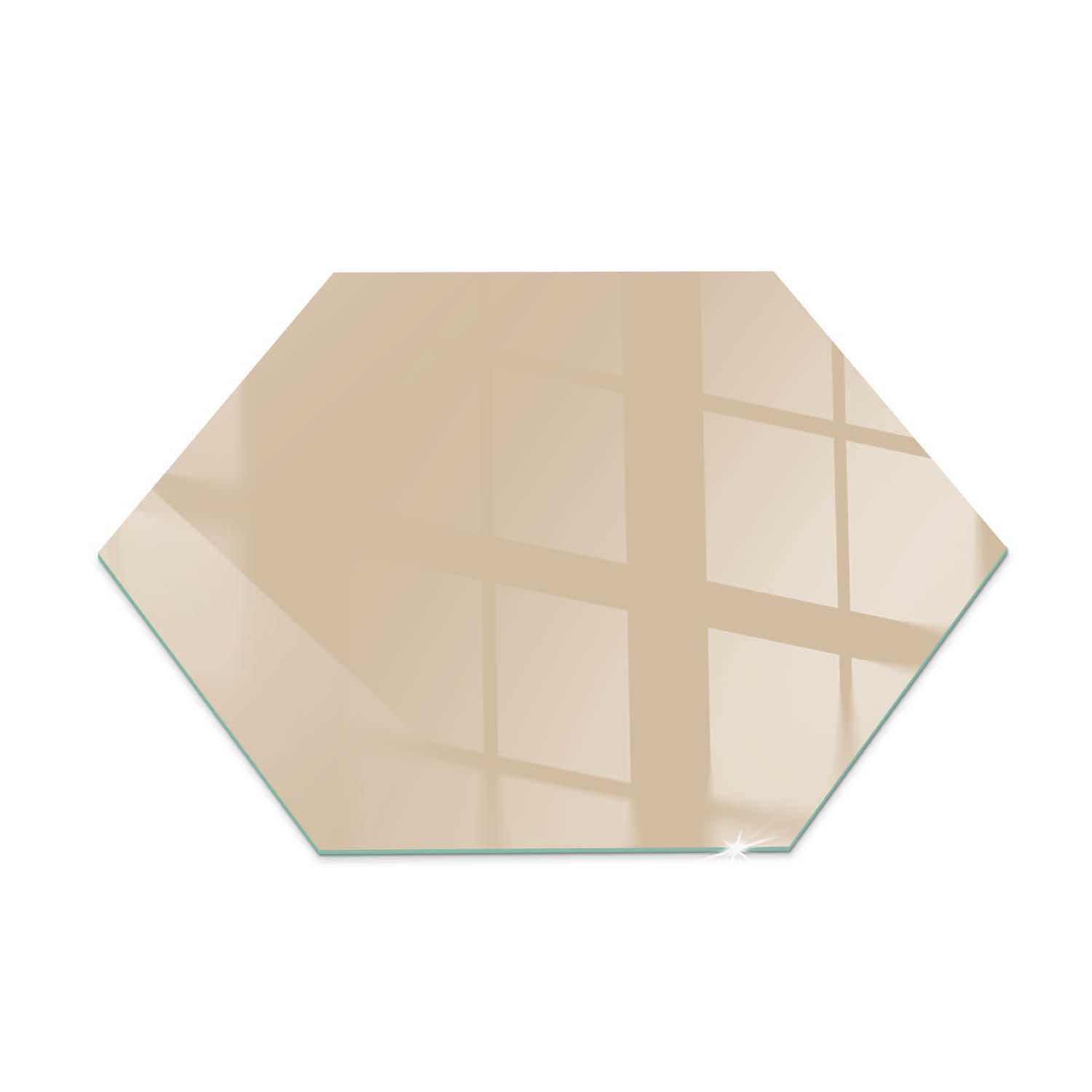 ArtPrintCave Glasplatte Gelb 40x40x0.4 cm
