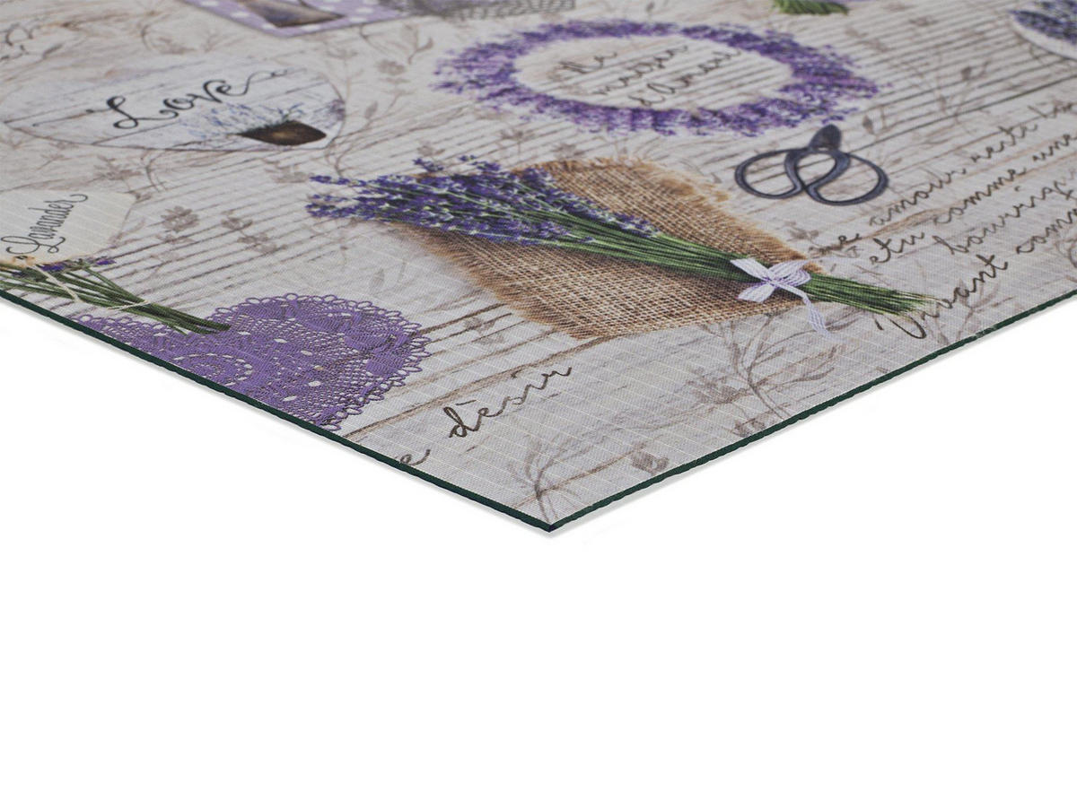 VINYL-KÜCHENTEPPICH Violett Sprinty 52/100 cm - Flieder, Kunststoff/Textil (52/100cm) - Atticgo