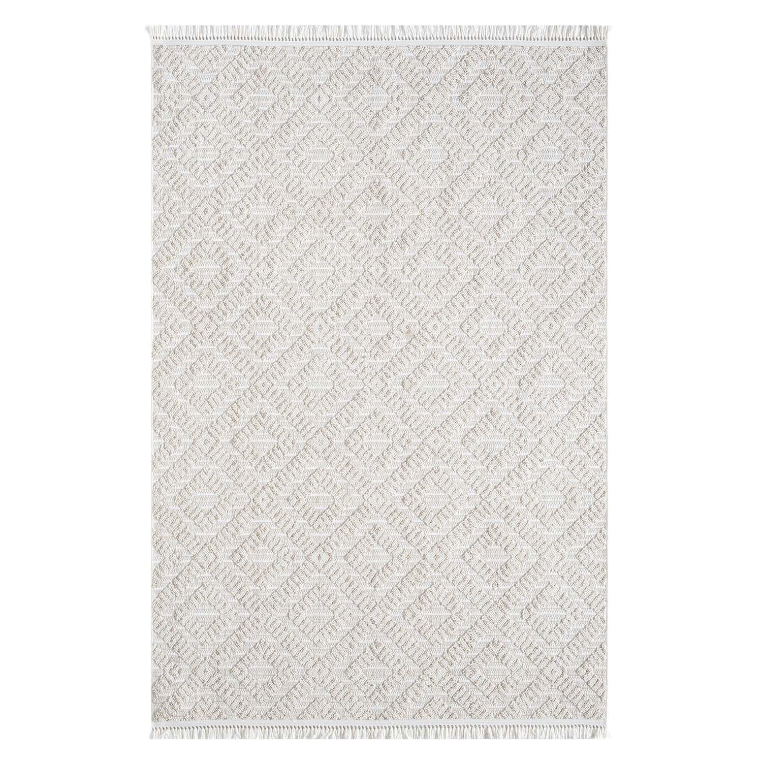KURZFLOR-TEPPICH Clasico 8927 Beige 80x150 cm - Beige, Textil (80/150cm) - carpet city