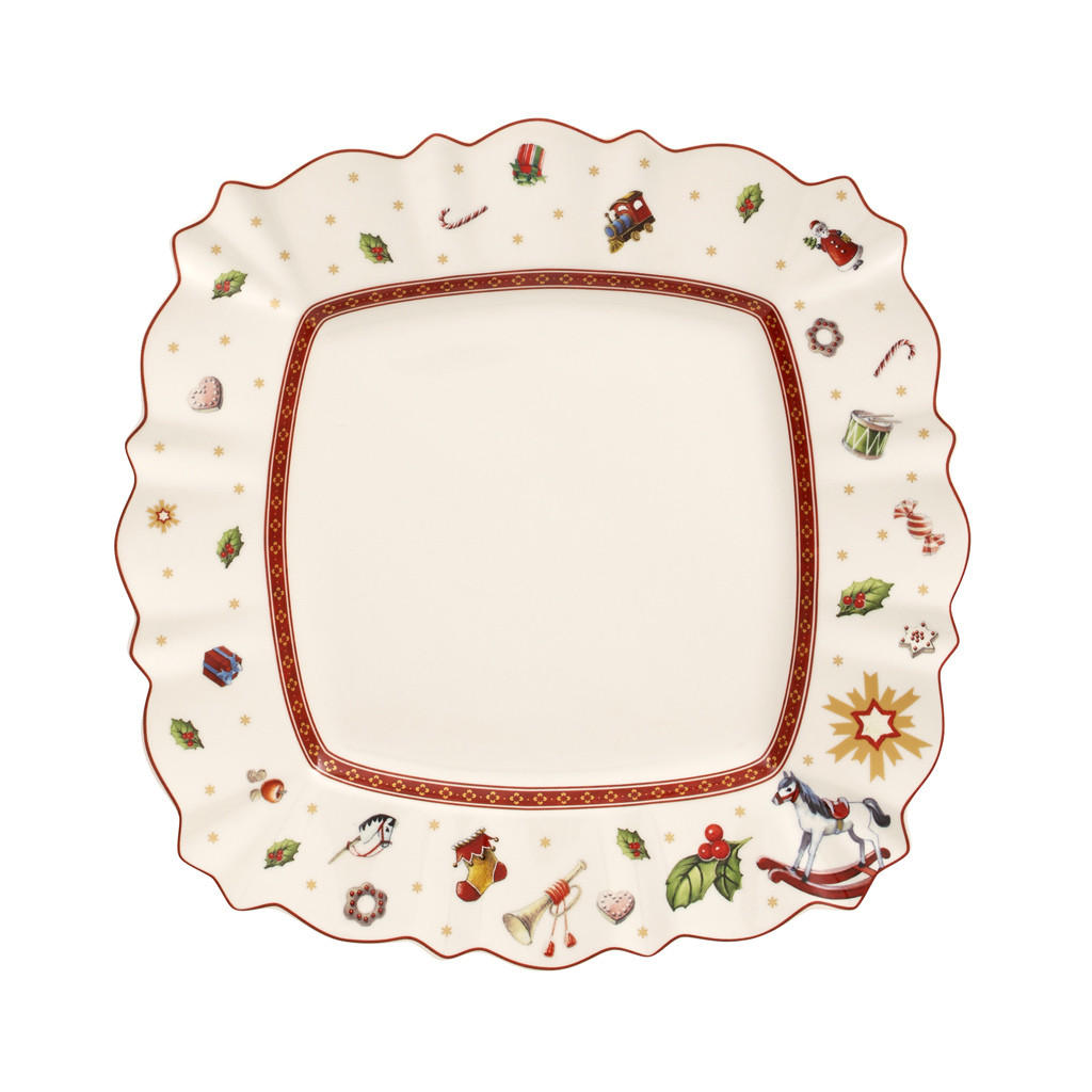 SPEISETELLER Toy's Delight weiß 28 x 28 cm - Weiß, Keramik (28.5cm) - Villeroy & Boch