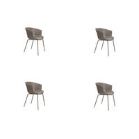 ESSZIMMERSTUHL Jessica - Grau - 54.5/59/80.5 cm - 4er-Set - Grau, Kunststoff (59/80.5/54.5cm)