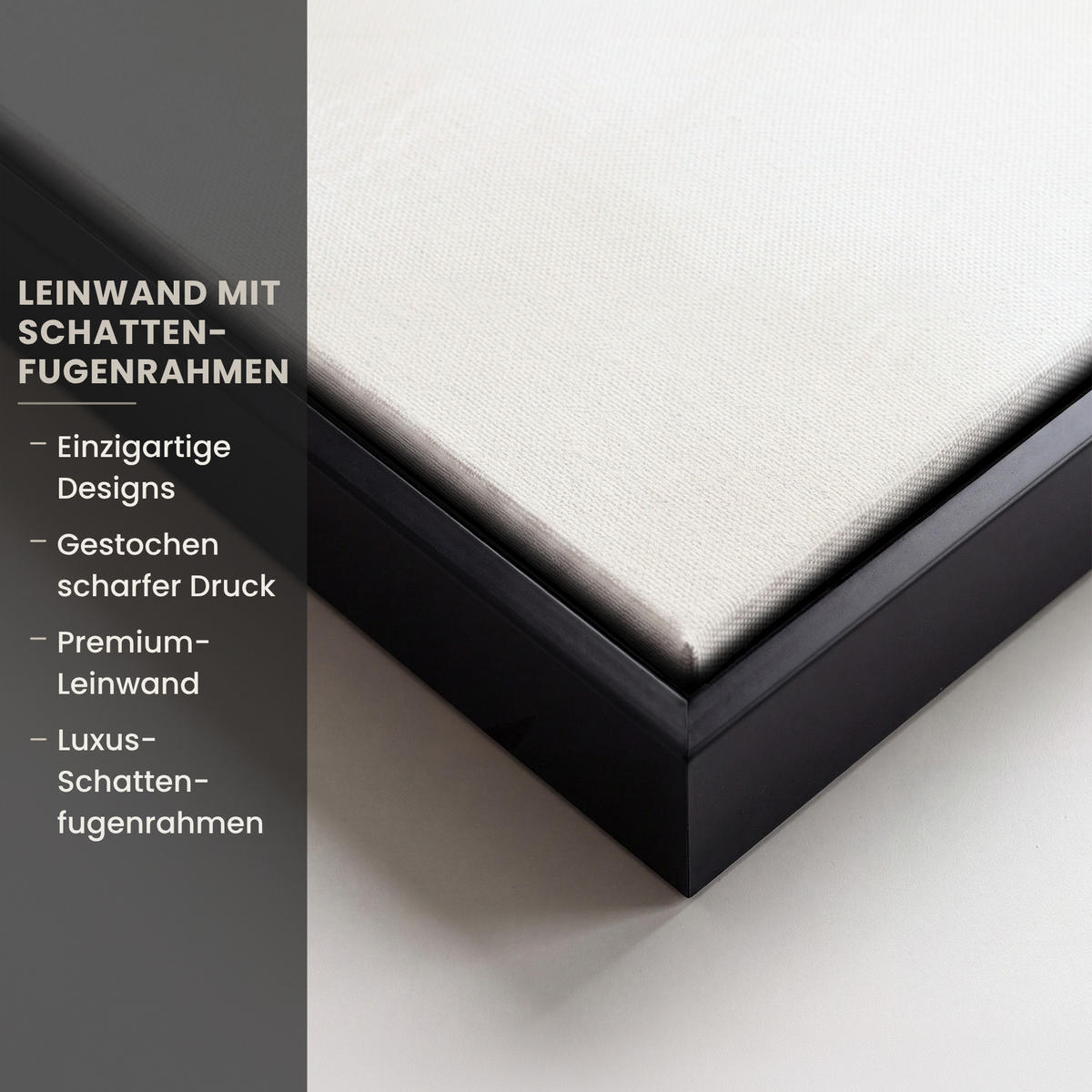 LEINWAND Bilder mit Rahmen - Braun - Japandi - Abstrakt - 100x70 - Sandfarben, Textil (100/70cm) - MuchoWow