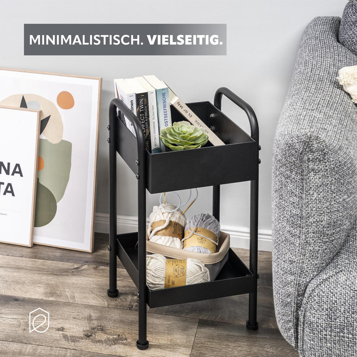 PFLANZENSTÄNDER, schwarz - Schwarz, Metall (29/30/58cm) - eluno