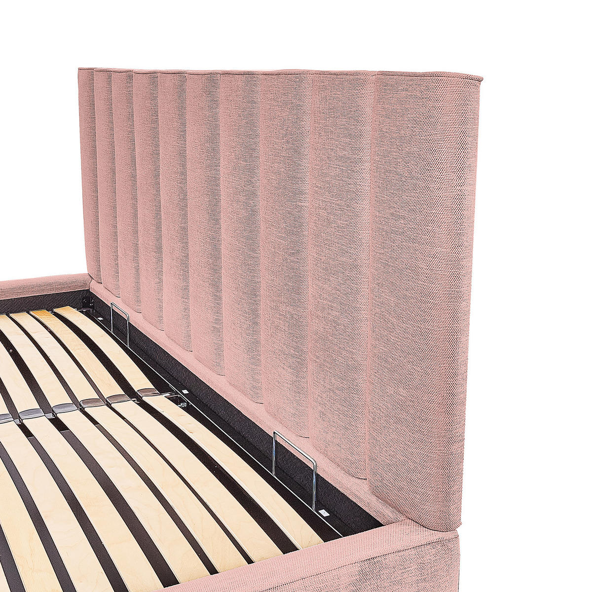 POLSTERBETT - Mauve, Textil (180/200cm) - home24