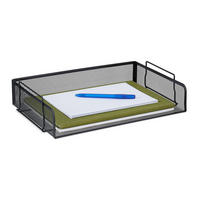 UKLADANIE dokumentov - čierna, kov (36/8.5/25cm) - Relaxdays