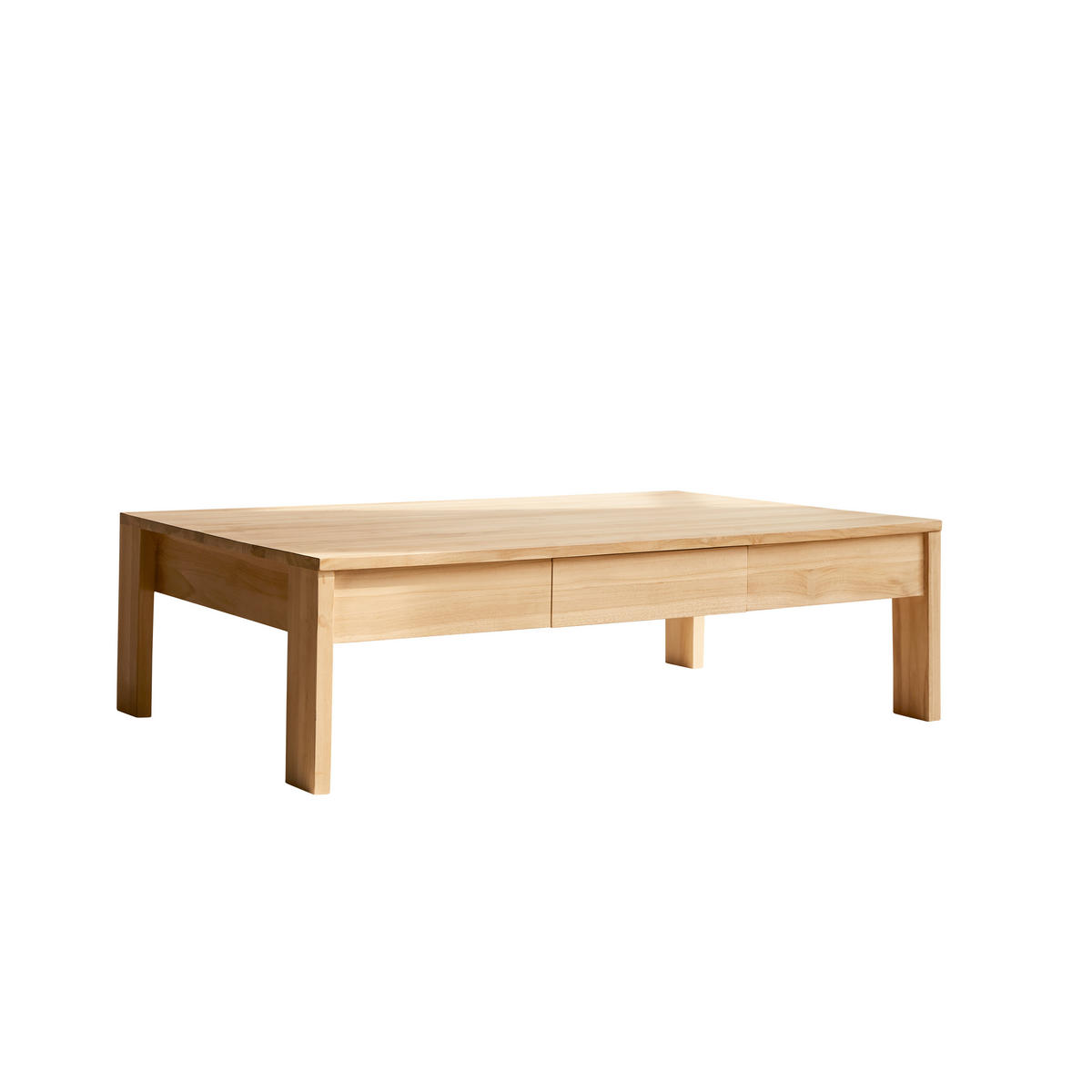 COUCHTISCH Eden Natur aus Teak - Naturfarben, Holz (80/120/35cm) - Tikamoon