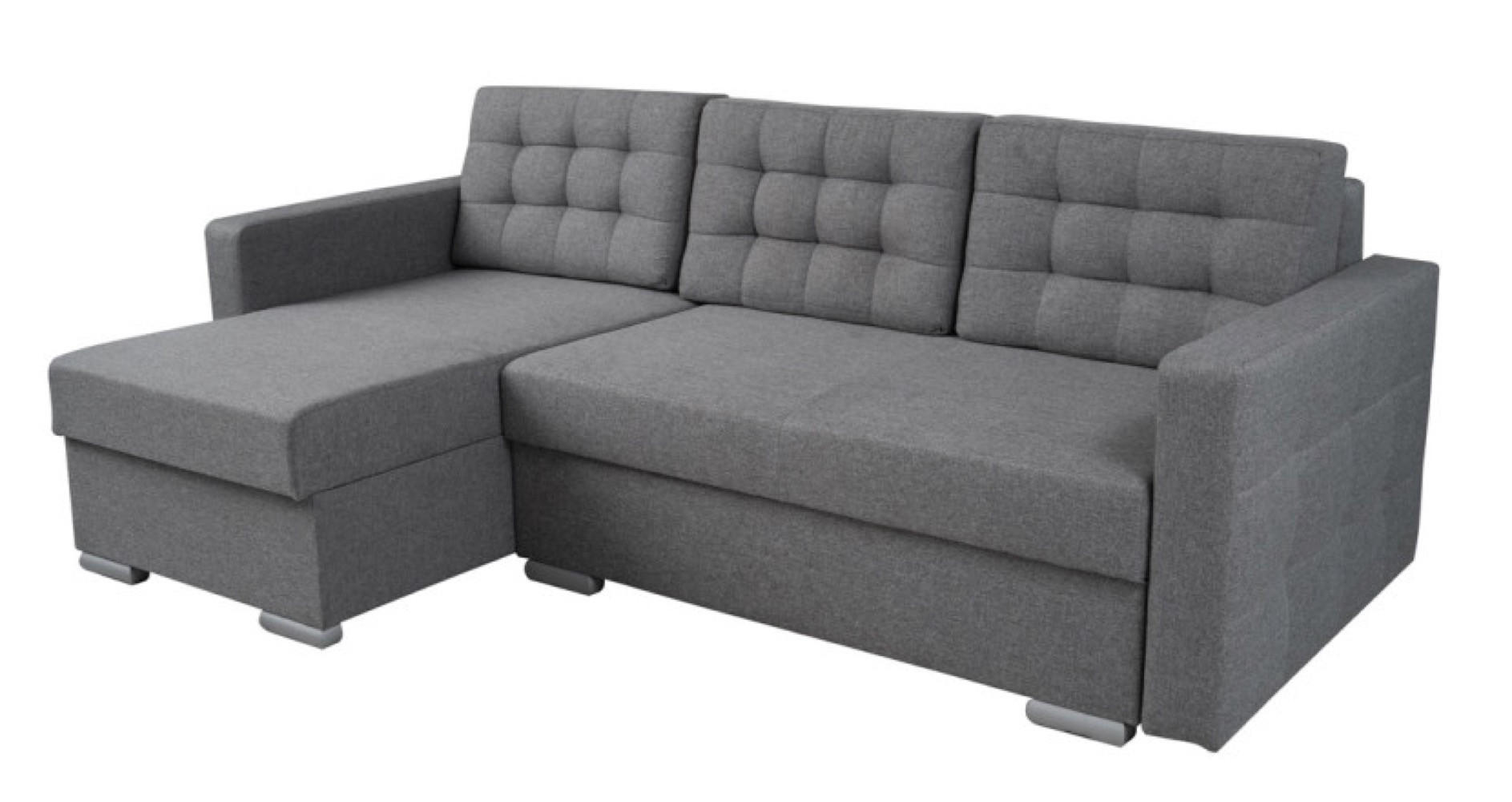 Sepro Meble Ecksofa Grau 225x144 cm
