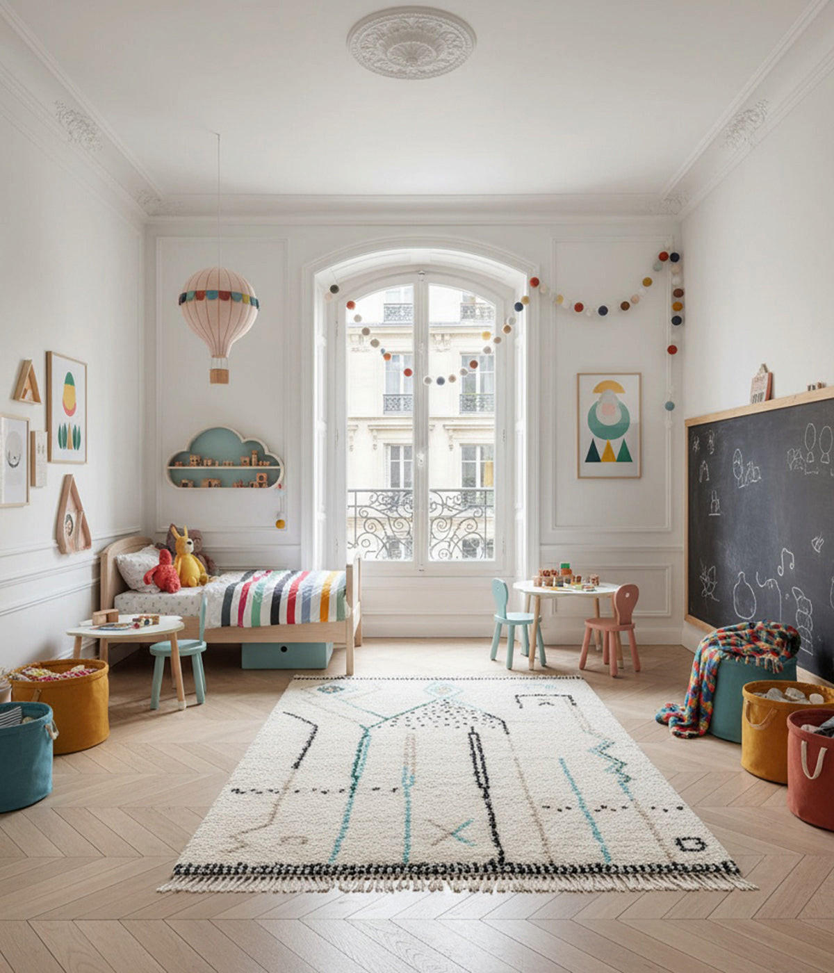 WEICHER Design Teppich im ethnischen Stil mehrfarbig - Multicolor, Textil (160/230cm) - AFK Living